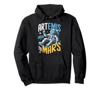 Artemis Space Astronaut Space Suit Moon Poster Art Mars Pullover Hoodie