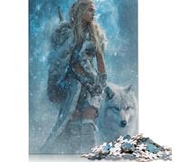 Artemis Wooden Jigsaw Puzzles 500 Pieces for Adults Fun Home Decoration Stress Relief Toy Education Game Toy Intellectual Game Challenge Educational 500pcs (52x38cm)