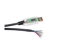 Artemisia FTDI FT232RL CHIP USB TO RS422 FULL DUPLEX 9 CORE 9PIN WE WIRE END SERIAL INTERFACE CABLE COMPATIBLE WITH USB-RS422-WE-1800-BT (Size : 1.8m, Color : 9 core)