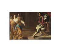 Artemisia Gentileschi，Esther Before Ahasuerus Canvas Print Wall Decor 12x18inch(30x45cm)