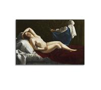 Artemisia Gentileschi Painting Art《Danaë》Poster Canvas Wall Art Picture Prints Hanging Photo Idea Decor 08x12inch(20x30cm)