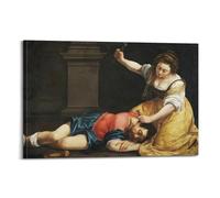 Artemisia Gentileschi Painting Art《Jael And Sisera》Poster Art Canvas Decor Wall Print Photo Home Modern Decoratives 24x36inch(60x90cm)