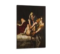 Artemisia Gentileschi Painting Art《Judith Slaying Holofernes》Poster Wall Art Canvas Living Room Bedroom Decor Artworks 24x36inch(60x90cm)
