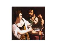 Artemisia Gentileschi Painting Art《Salome with The Head of Saint John The Baptist》Poster Canvas Wall Art Picture Prints Hanging Photo Idea Decor 20x20inch(50x50cm)