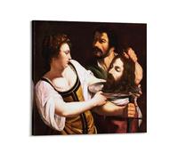 Artemisia Gentileschi Painting Art《Salome with The Head of Saint John The Baptist》Poster Room Aesthetic Print Art Wall Canvas Modern Bedroom Decor 28x28inch(70x70cm)