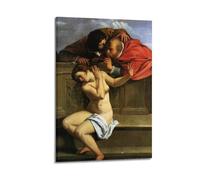Artemisia Gentileschi Painting Art《Susanna And The Elders》Poster Decorative Painting Canvas Wall Art Living Rooms Bedroom 12x18inch(30x45cm)