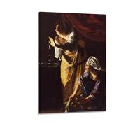 Artemisia Gentileschi Printed Posters Judith And Her Maidservant Art Canvas Painting Decor Wall Print Photo Home Modern Decoratives 16x24inch(40x60cm)