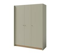 Arten Alessio Triple Wardrobe 145Cm Eucalyptus And Baltic Dune Oak With 3 Doors