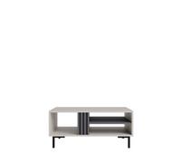 Arten Allmo Coffee Table 90Cm Cashmere And Anthracite With Metal Legs