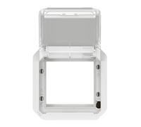 LEGRAND, Plexo New Insert, Mosaic Adapter with Transparent Hinged Lid, Colour: Ultra White, 069695L