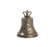 arterameferro Bell Table Bell in Burnished Brass Pope Francis