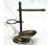 arterameferro Soap Holder Dispenser Burnished Brass Empire Style Bathroom
