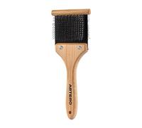 ARTERO Bella Double Flexible Slicker Brush for Dogs and Cats - Two Pin Lengths in One Brush, Flexible Cushioned Head, Removes Tangles and Loose Hair Without Scratching