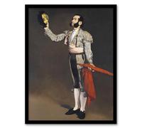 Artery8 A Matador Saluting Portrait Painting Framed Wall Art Print A4 Artwork By Manet : Spanish Themed Portrait Print Suited For Office Or Lounge Adding Culture And Heritage Appeal