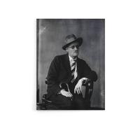 Artery8 Abbott James Joyce Seated Writer Canvas Wall Art Print in Black | Size: W18" x H24" Artery8 Black W18" x H24"
