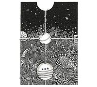 Artery8 Abstract Alien World Decorative Painting Wall Art Print : Futuristic Dreamscape Artwork for Living Room or Office Unique Sci-Fi Inspired Decor for Modern Homes