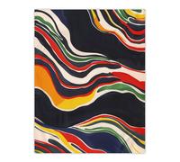 Abstract Colourful Geology Painting Modern Wall Art Print Artery8 Multi W24 inch x H32 inch