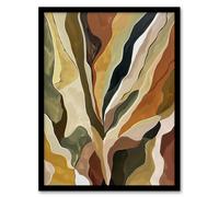 Artery8 Abstract Earth Tone Artwork Geology Rock Muddy Framed Art Print in Brown | Size: W12" x H16" Artery8 Brown W12" x H16"