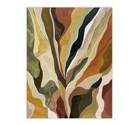 Artery8 Abstract Earth Tone Artwork Geology Rock Muddy Living Room Extra Large XL Wall Art Poster Print