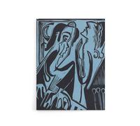 Artery8 Abstract Pianist & Singer Kirchner Canvas Wall Art Print in Blue | Size: W12" x H16" Artery8 Blue W12" x H16"