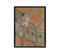 Artery8 Acrobat Miss La La at Cirque Fernando Black Framed Canvas Wall Art Print 24X32 Artwork By Edgar Degas : Circus Themed Artwork For Playroom Hallway Or Creative Studio Fun Expressive Décor