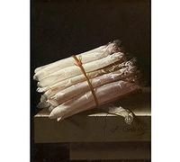 Artery8 Adriaen Coorte Still Life With Asparagus Painting Art Print Canvas Premium Wall Decor Poster Mural