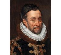 Artery8 Adriaen Thomasz Key William Of Orange Painting Premium Wall Art Canvas Print 18X24 Inch