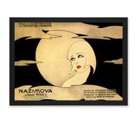 Artery8 Advert Theatre Play Stage Salome Oscar Wilde Nazimova Wall Art Print - A4 Size