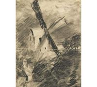 Artery8 After John Constable A Windmill Painting Unframed Wall Art Print Poster Home Decor Premium