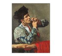 Artery8 After the Bullfight Bullfighter Smoking XL Extra Large Wall Art Poster Print 24X32 Artwork By Cassatt : Elegant Spanish Theme Piece Adding Colour Energy And Drama To Modern Home Interiors