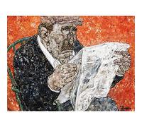 Artery8 Akira Tanaka Le Journal 1981 Premium Wall Art Canvas Print 18X24 Inch
