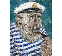 Artery8 Akira Tanaka Marin De Venise Circa 1981 Premium Wall Art Canvas Print 18X24 Inch