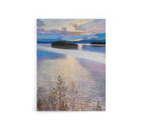 Artery8 Akseli Gallen Kallela Lake View Coastal Landscape Canvas Wall Art Print 24x32
