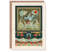 Artery8 Albert Racinet Art Card Chinese Patterns with Birds