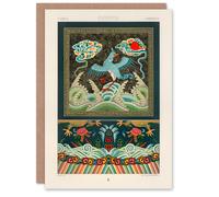 Artery8 Albert Racinet Art Card Chinese Patterns with Birds
