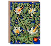 Artery8 Albert Racinet Art Card Vintage Middle Ages Floral Pattern