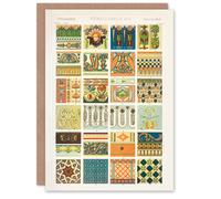Artery8 Albert Racinet Art Card Vintage Renaissance Patterns