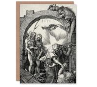Artery8 Albrecht Durer Personalised Art Card Harrowing of Hell Christ in Limbo