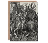 Artery8 Albrecht Durer Personalised Art Card Knight Death and the Devil