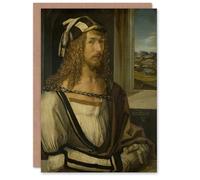 Artery8 Albrecht Durer Personalised Art Card Self Portrait at the Age of Twenty Six