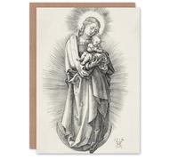 Artery8 Albrecht Durer Personalised Art Card The Virgin on a Crescent Moon
