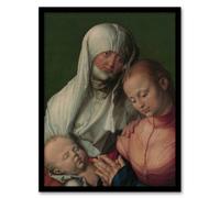 Artery8 Albrecht Durer The Virgin & Child with Saint Anne Framed Art Print | Size: A3 Artery8 Multicolor A3