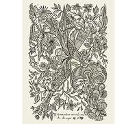 Artery8 Alexander Senegat Design For Textiles Etching Art Print Canvas Premium Wall Decor Poster Mural