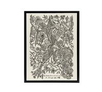 Artery8 Alexander Senegat Design For Textiles Framed Canvas Wall Art Print in Black | Size: W18" x H24" Artery8 Black W18" x H24"