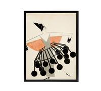 Artery8 Alexandra Exter Sketch Fashion Framed Canvas Wall Art Print in Beige | Size: W24" x H32" Artery8 Beige W24" x H32"