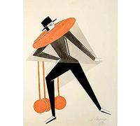 Artery8 Alexandra Exter Sketch Man Suit Hat Unframed Wall Art Print Poster Home Decor Premium