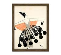 Artery8 Alexandra Exter Sketch Womans Suit Skirt Artwork Framed Wall Art Print 18X24 Inch