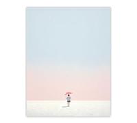 Artery8 Alone No 2 By Amy Denver Minimalist Soft Pastel Simple Summer Sun Minimalism Simple Modern Artwork Large Wall Art Poster Print Thick Paper 18X24 Inch
