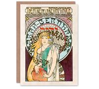 Artery8 Alphonse Mucha Art Card La Samaritaine Art Nouveau