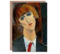 Artery8 Amedeo Modigliani Art Card Madame Kisling Portrait